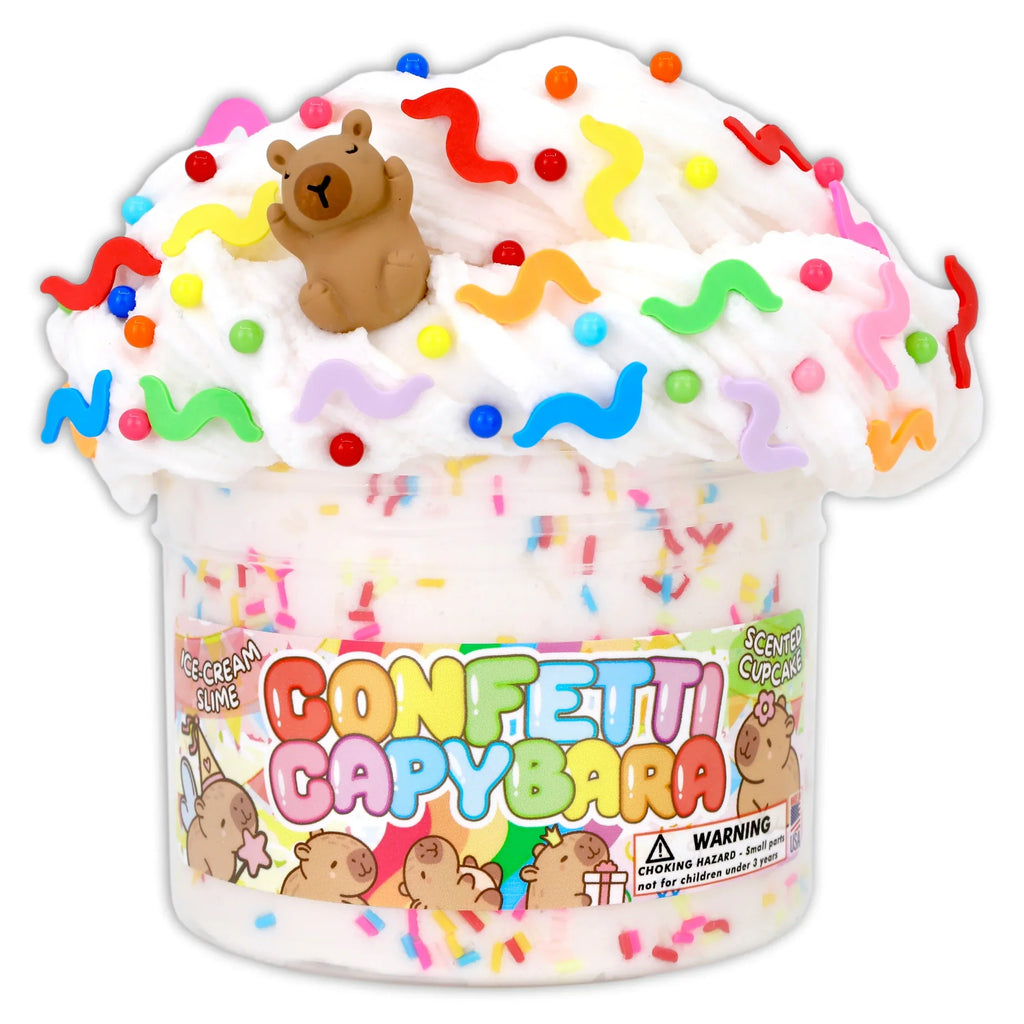 Confetti Capybara Dope Slime 🦦🎉