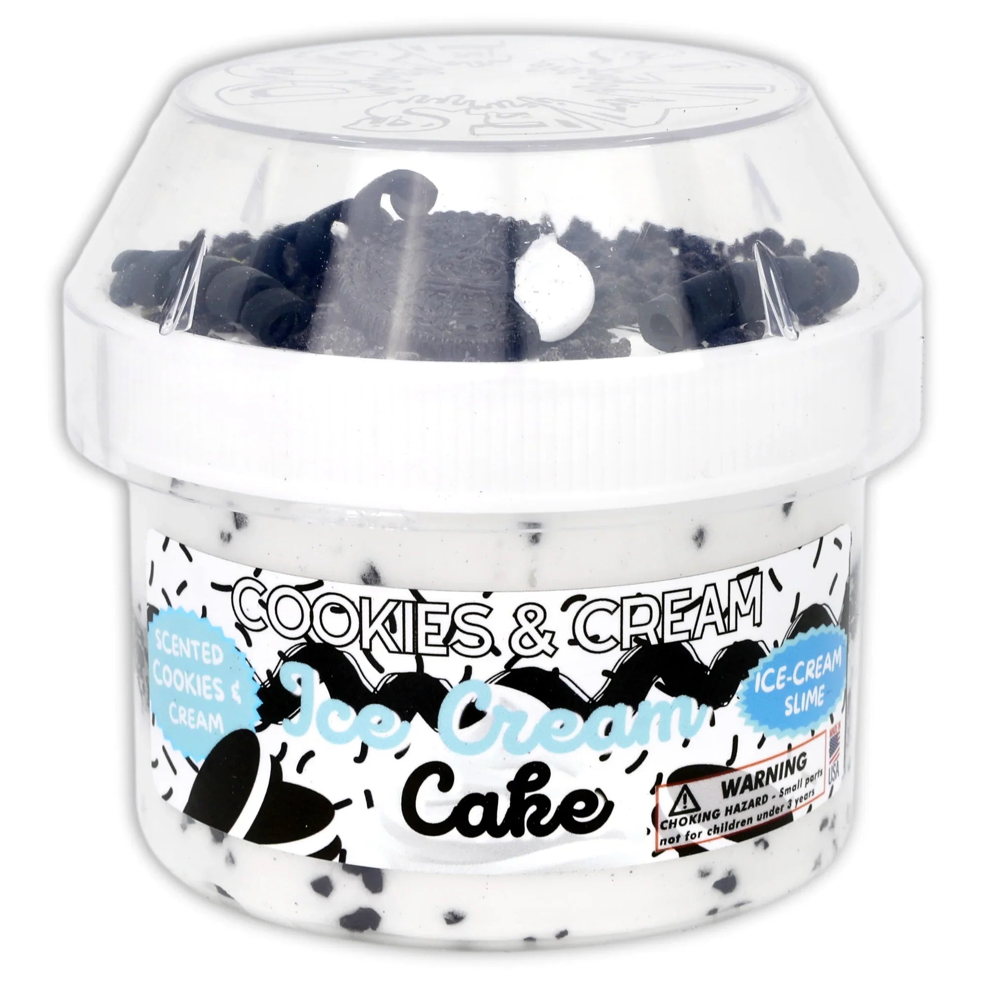 Cookies & Cream Ice Cream Cake Slime 🍪🫧