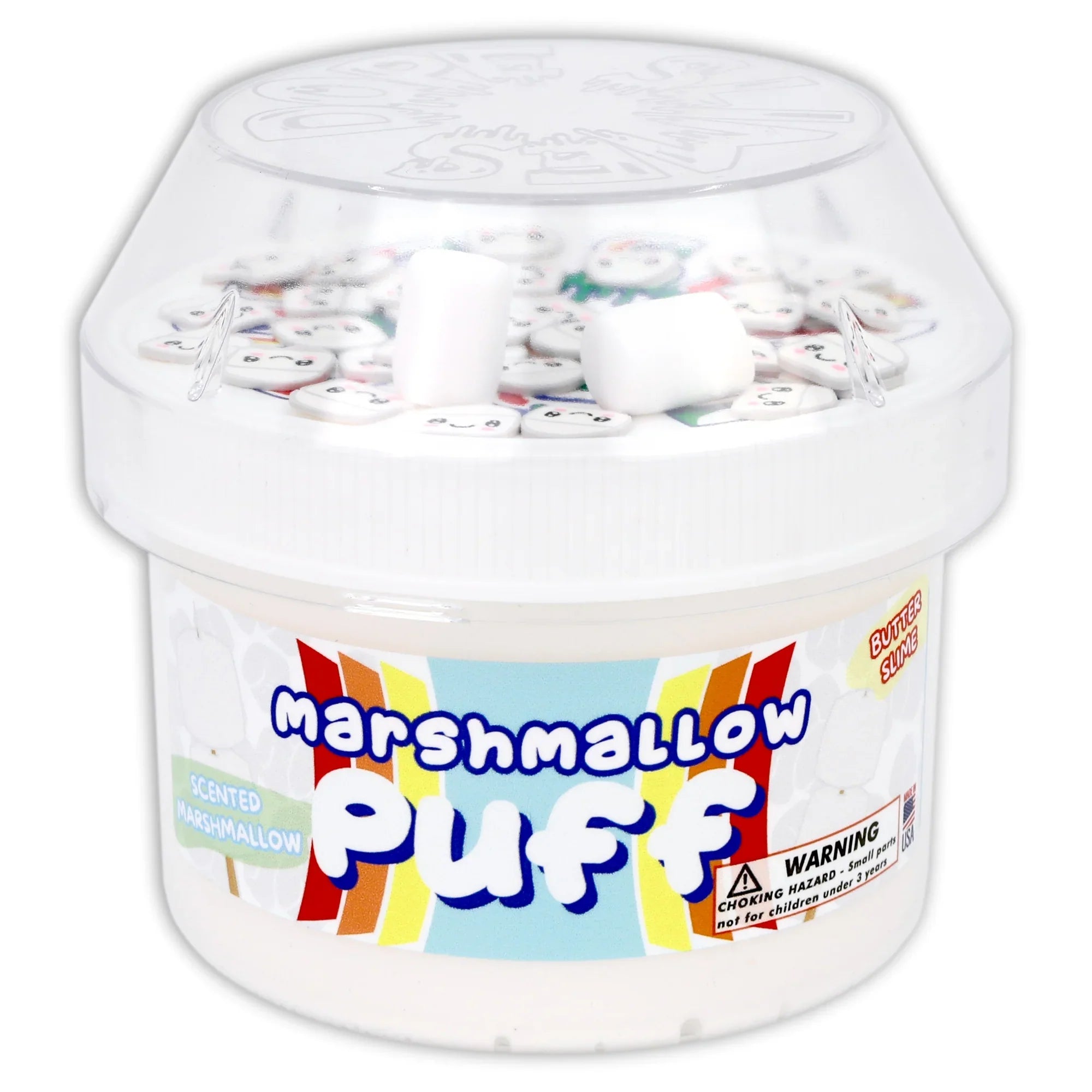 Marshmallow Puff Dope Slime 🥚✨