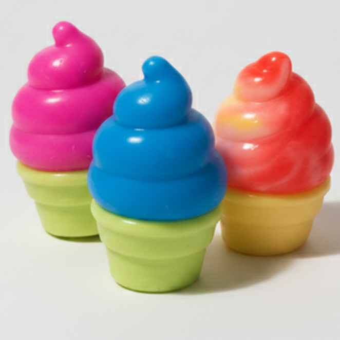 Creamy Ice Cream Cone Squishy Set of 3 🍦✨