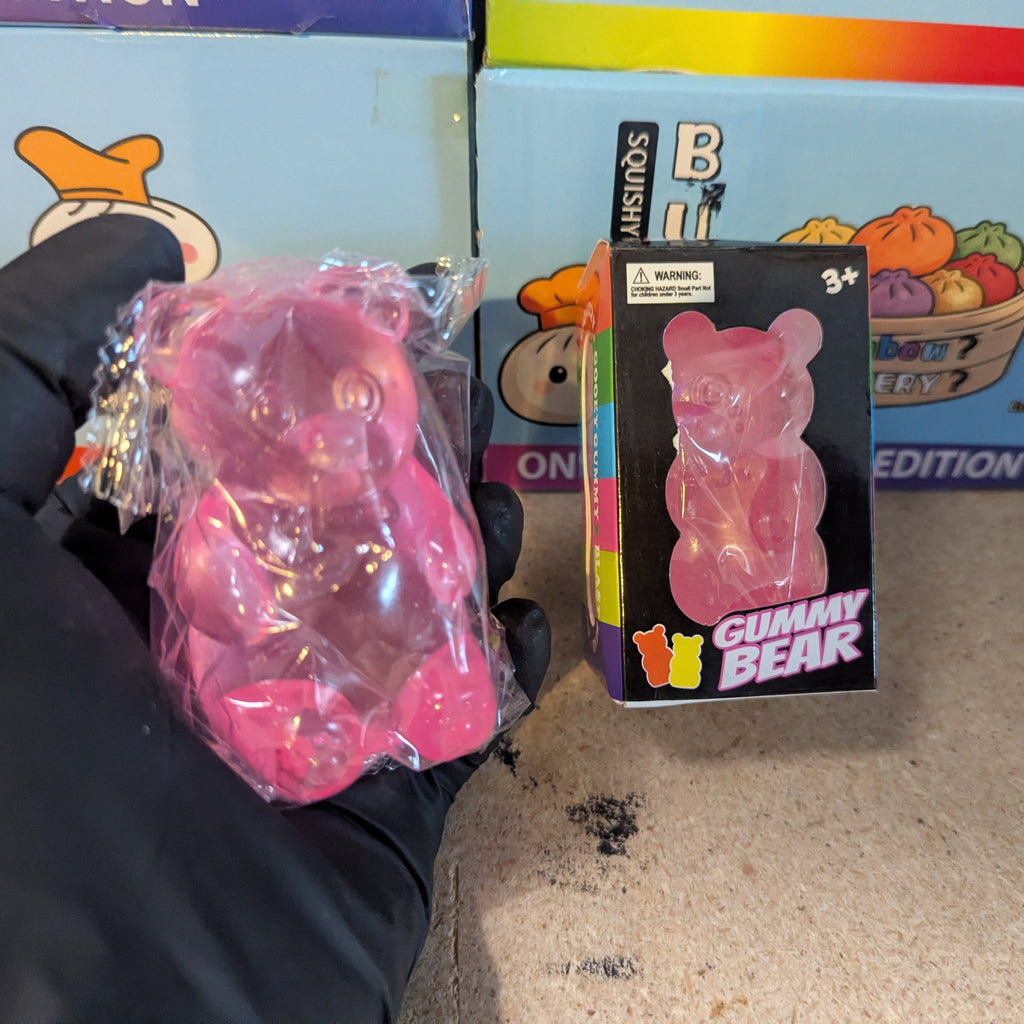 Pink Gummy Bear Squishy 💗🐻