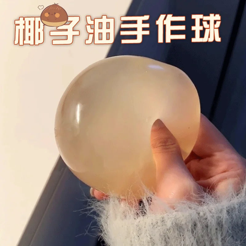 Coconut Oil Squishy Ball 🥥✨