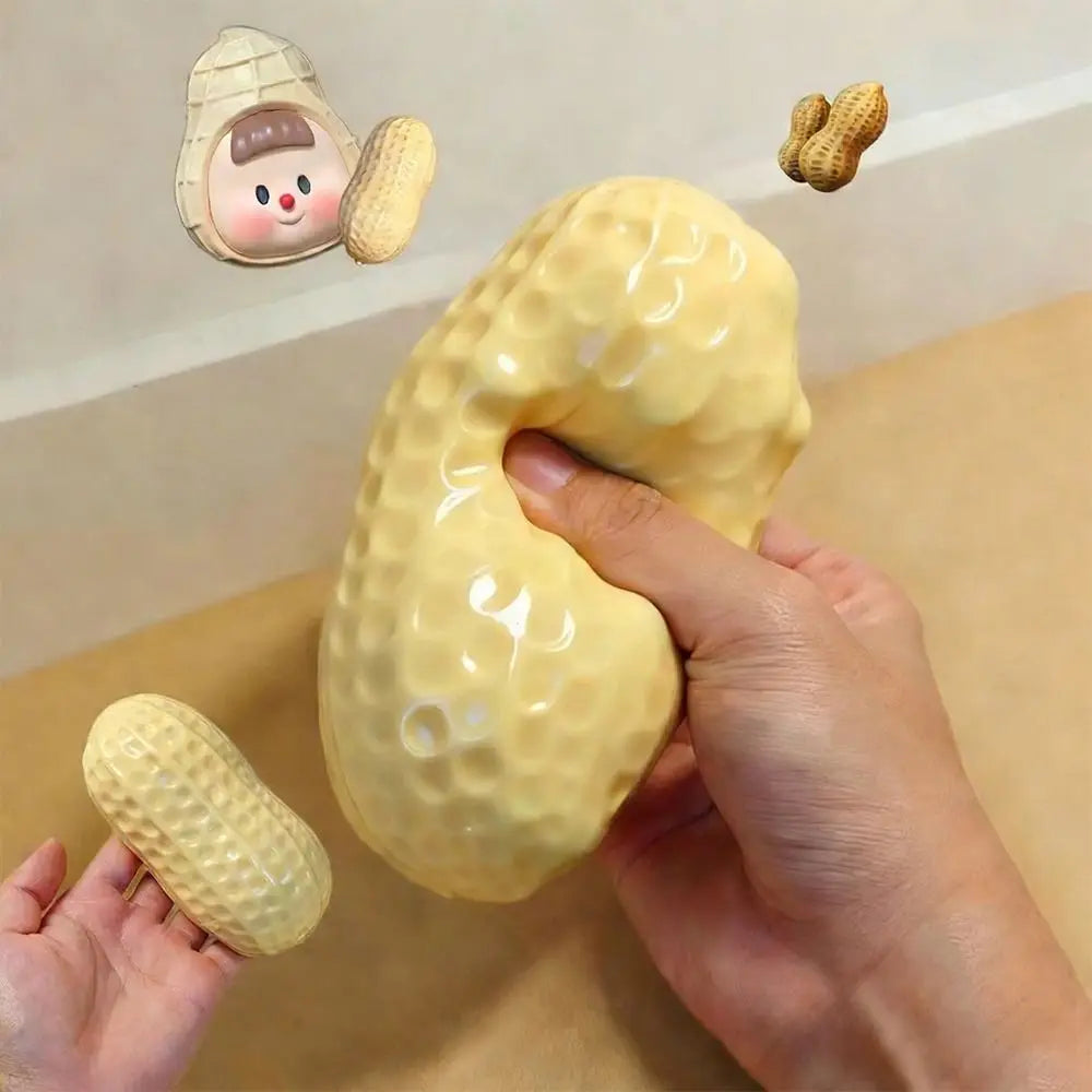 Peanut Squishy Stress Toy 🥜✨