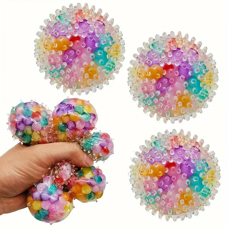 Rainbow Water Bead Squish Ball 🌈💧