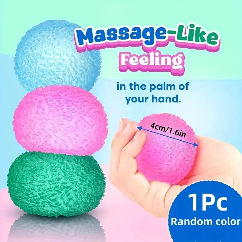 Multicolor Texture Ice Ball Squishy 🌈🧭