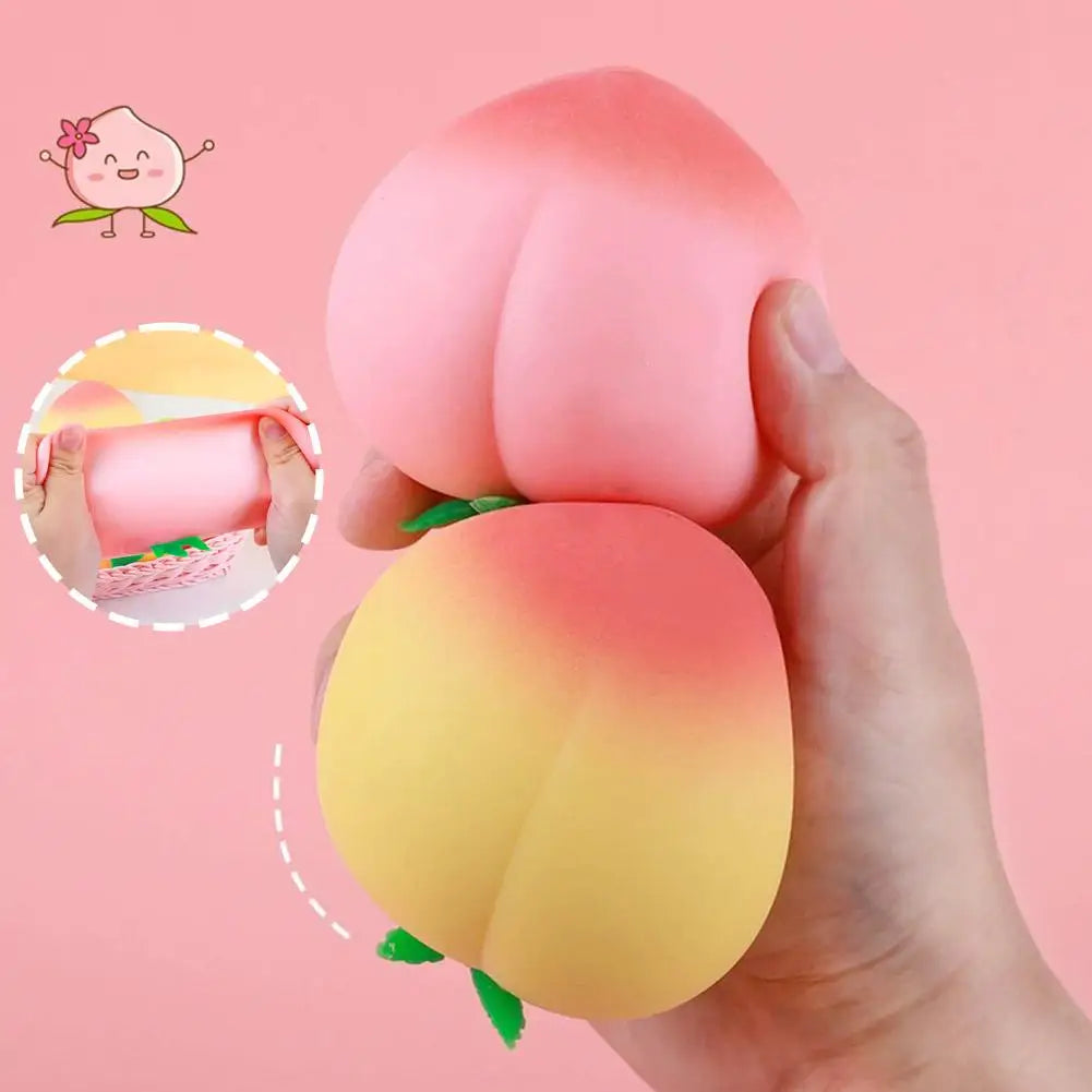 Peach Squishy Toy 🍑✨