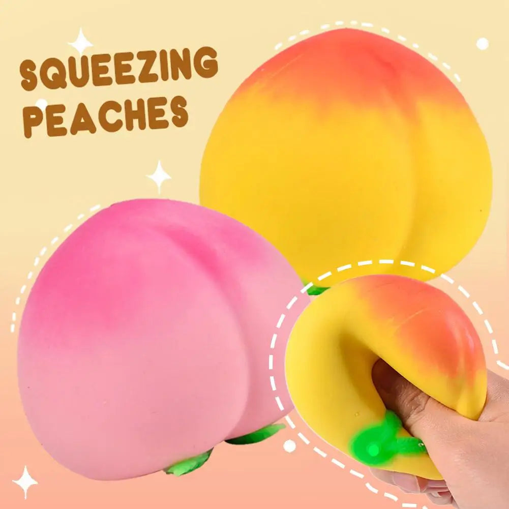 Peach Squishy Toy 🍑✨