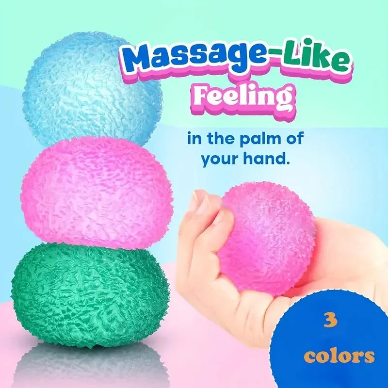 Multicolor Texture Ice Ball Squishy 🌈🧭