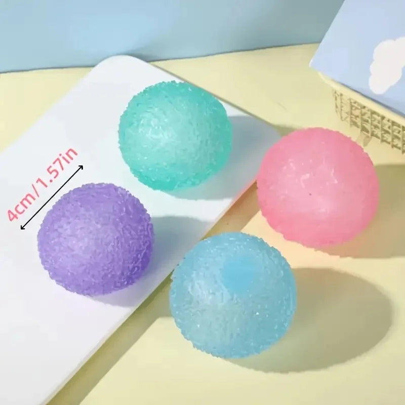 Multicolor Texture Ice Ball Squishy 🌈🧭