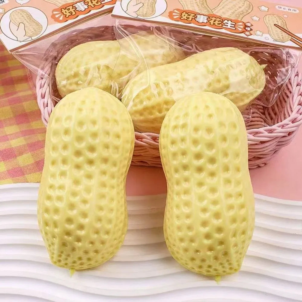 Peanut Squishy Stress Toy 🥜✨