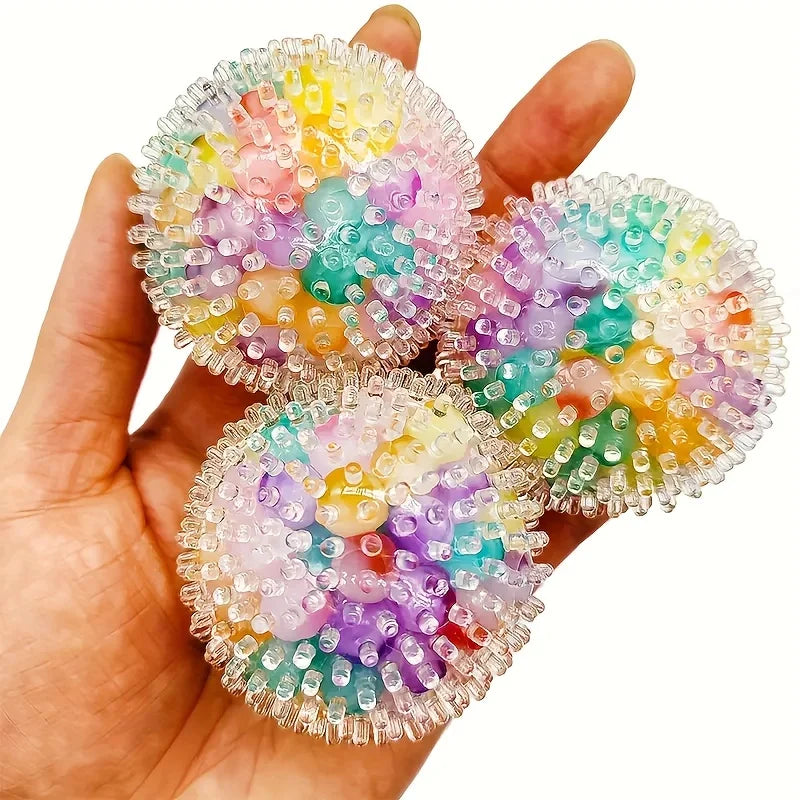 Rainbow Water Bead Squish Ball 🌈💧