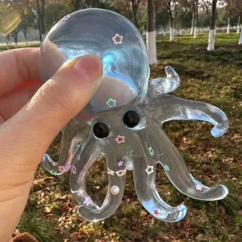 Glitter Octopus Taba Squishy 💙✨