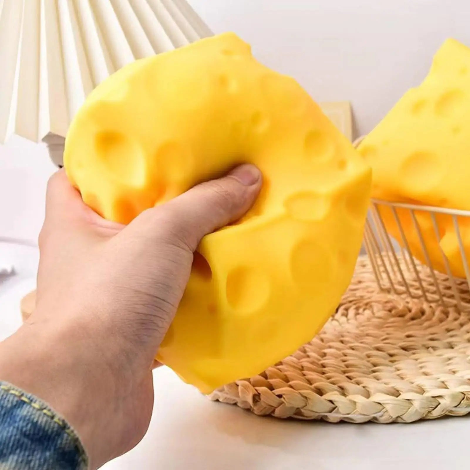 Cheese Cube Squishy 🧀✨