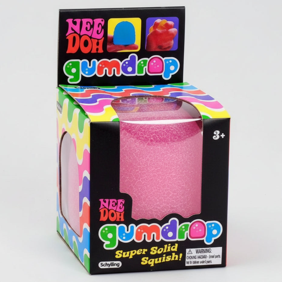 Nee-Doh Gum Drop Squishy: Pink 💗🍬
