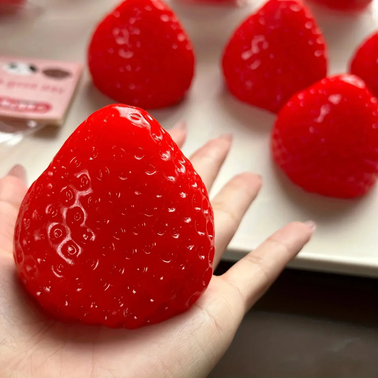 Big Strawberry Squishy 🍓✨