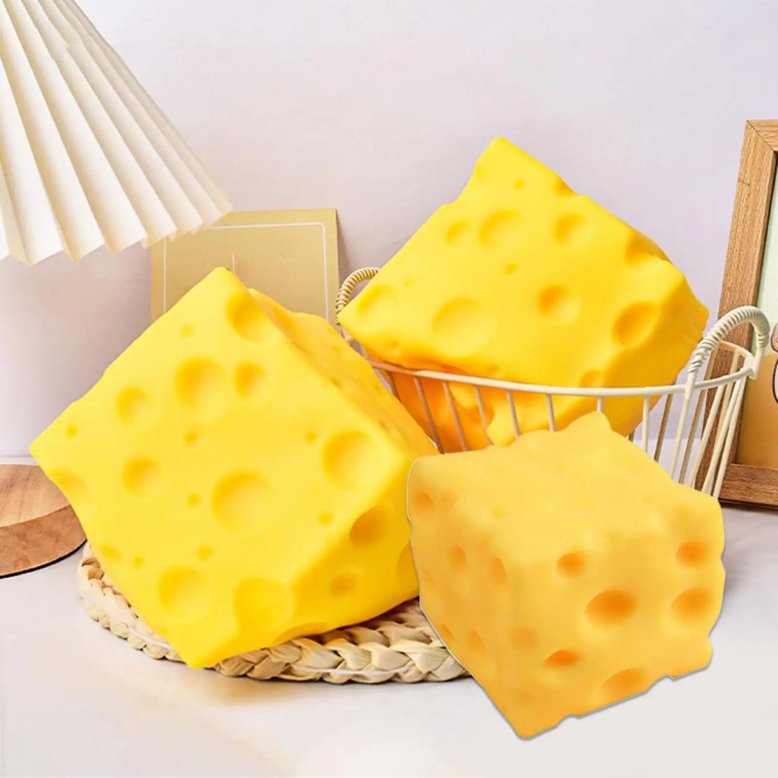 Cheese Cube Squishy 🧀✨
