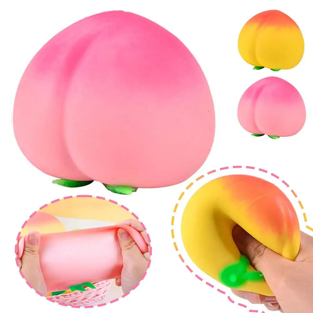 Peach Squishy Toy 🍑✨