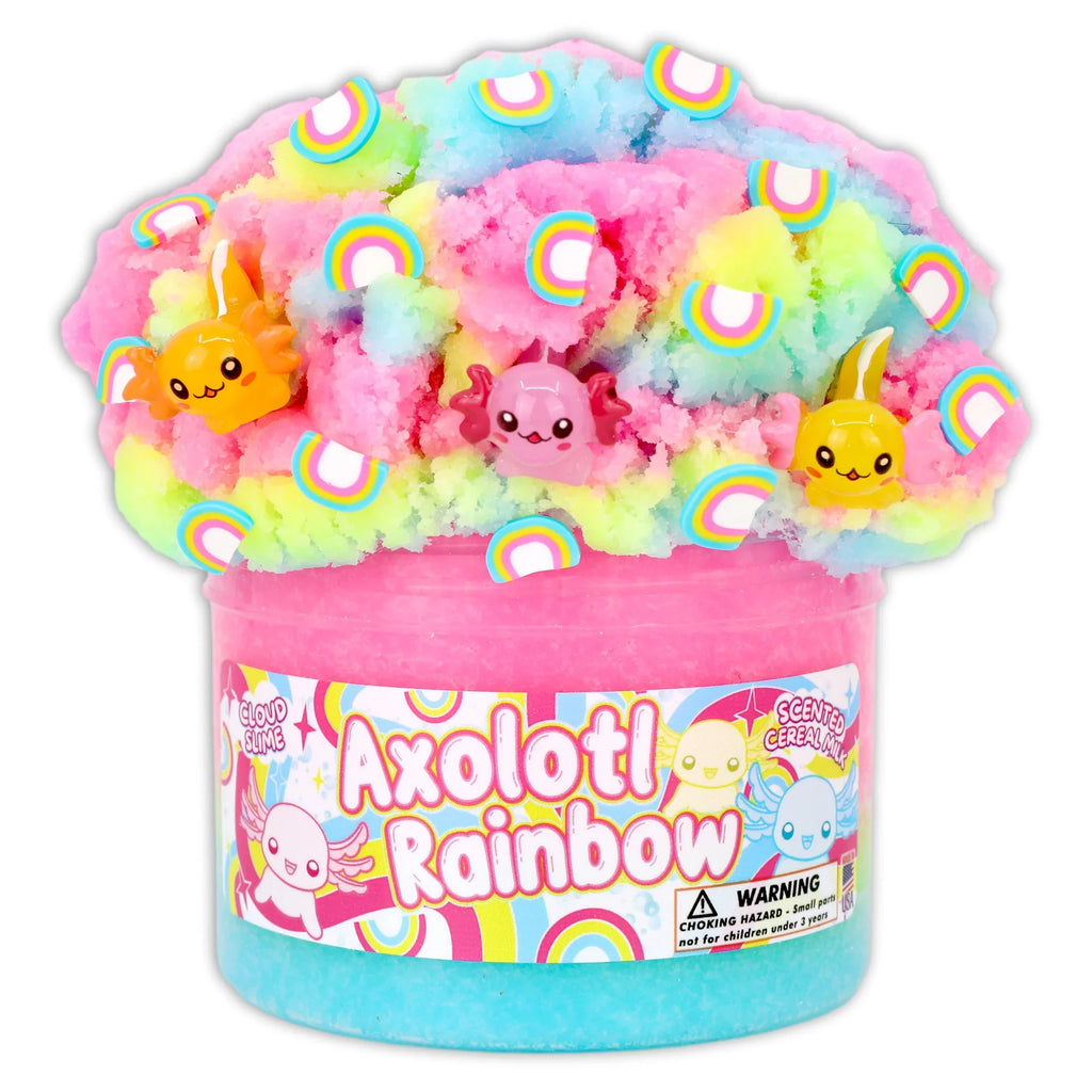 Axolotl Rainbow Dope Slime 🦎🌈