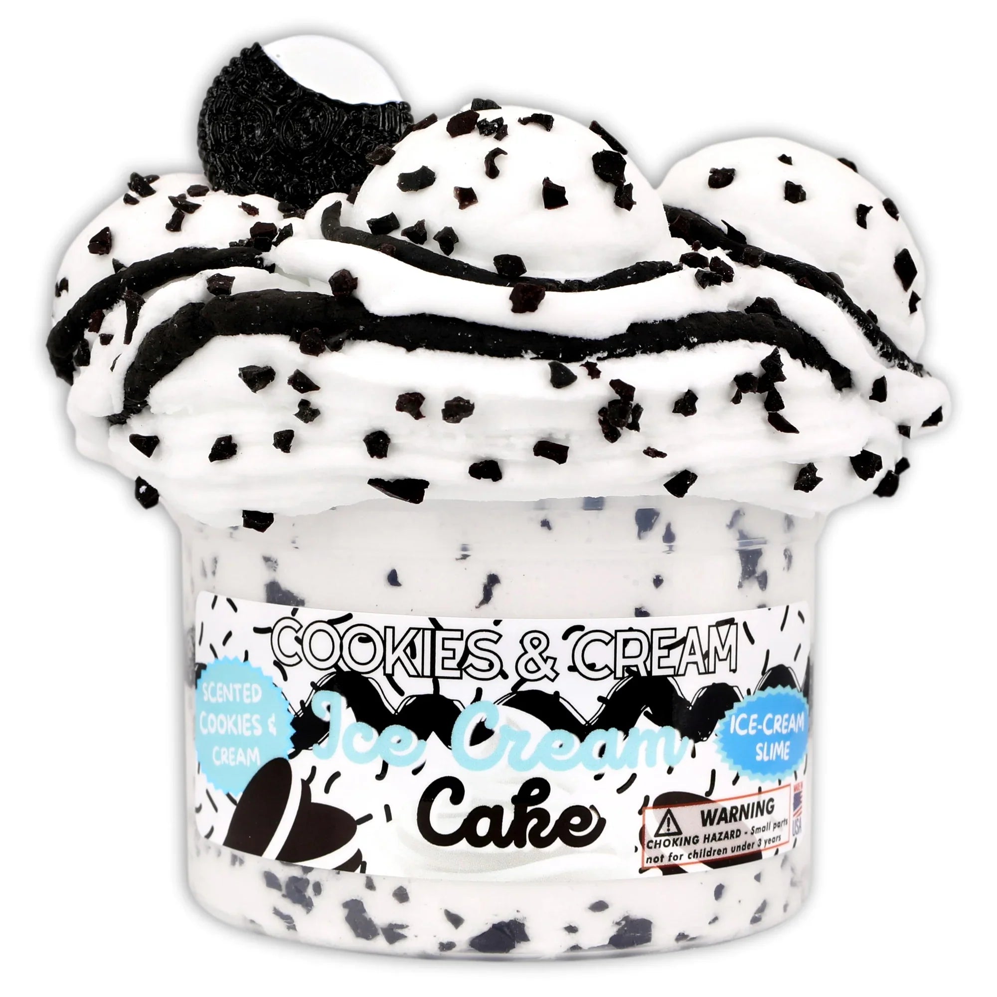 Cookies & Cream Ice Cream Cake Slime 🍪🫧