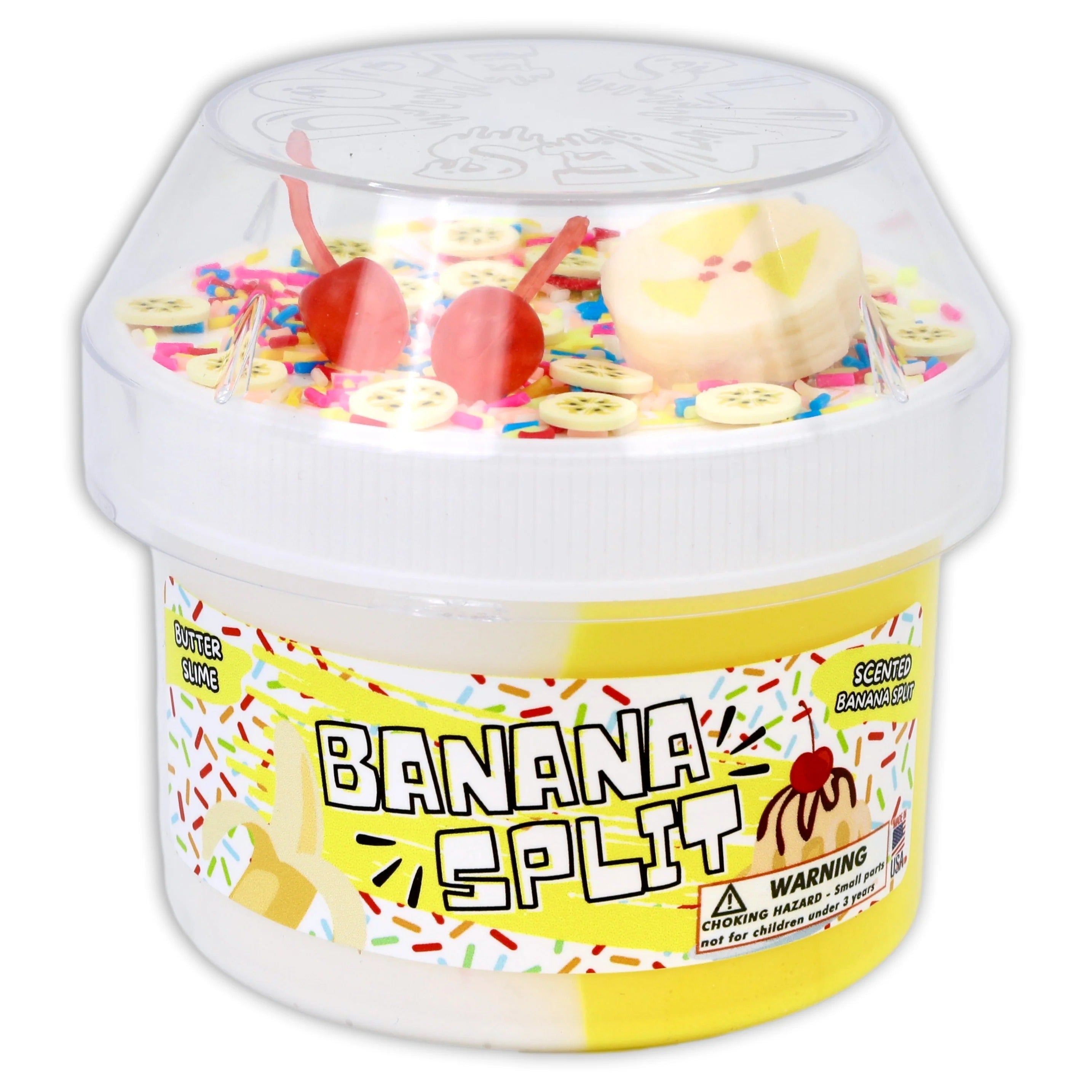 Banana Split Dope Slime 🍌🍨