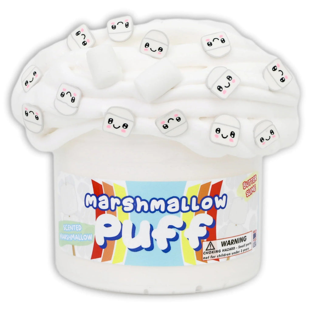 Marshmallow Puff Dope Slime 🥚✨