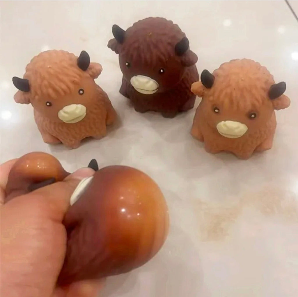 Highland Cow Squishy 🐄✨