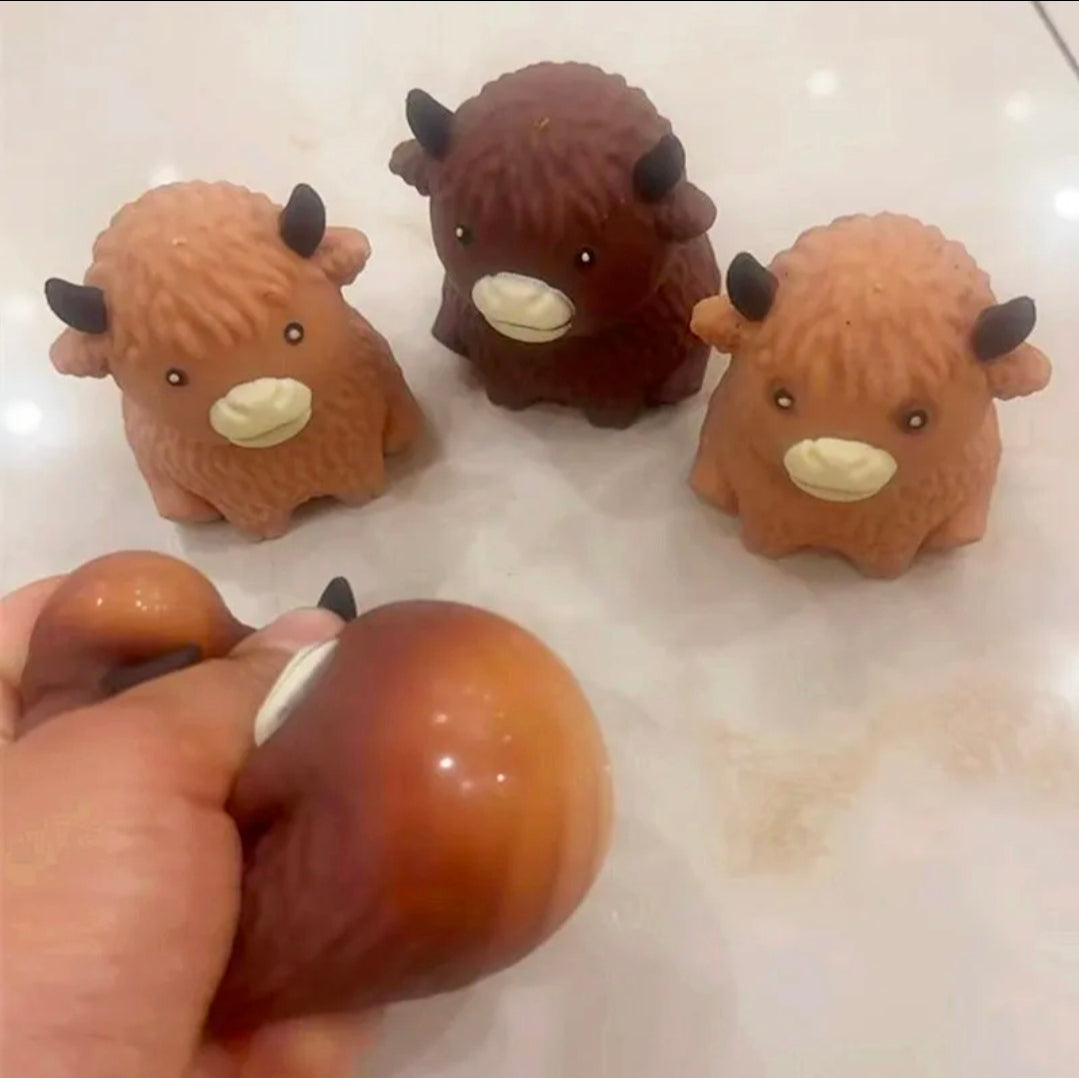 Highland Cow Squishy 🐄✨