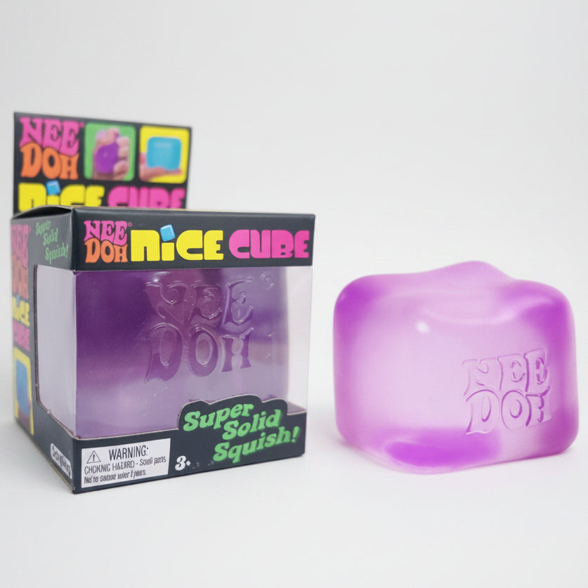 Nee-Doh Nice Cube Super Solid: Purple 💜🟣